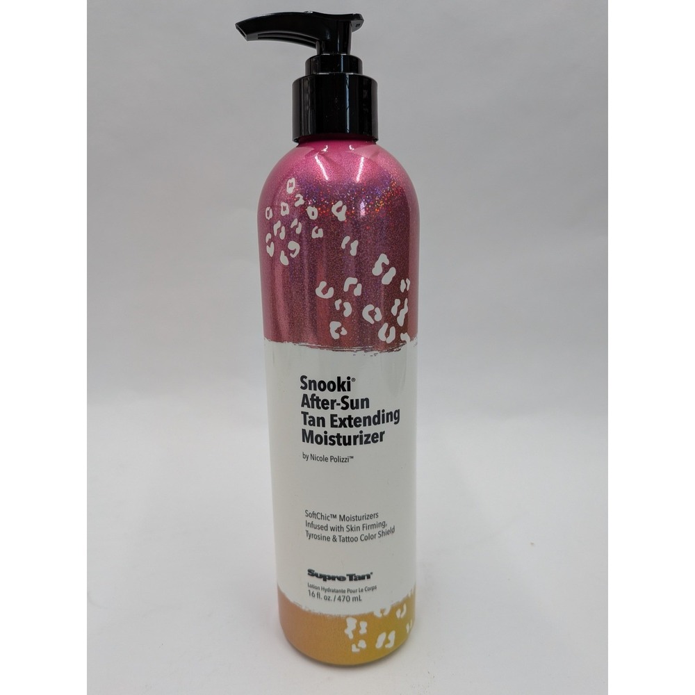 Snooki After-Sun Tan Extending Moisturizer 16oz Nicole Polizzi Supre Tan Tattoo